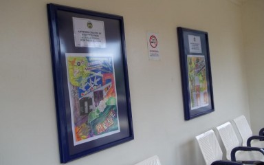 Artwork created by students from Alsager School Artwork created by students from Alsager School